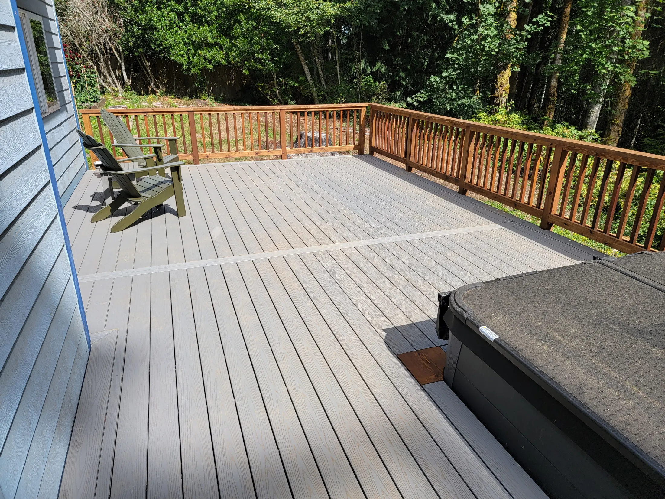 Gamblewood Deck and Hot Tub